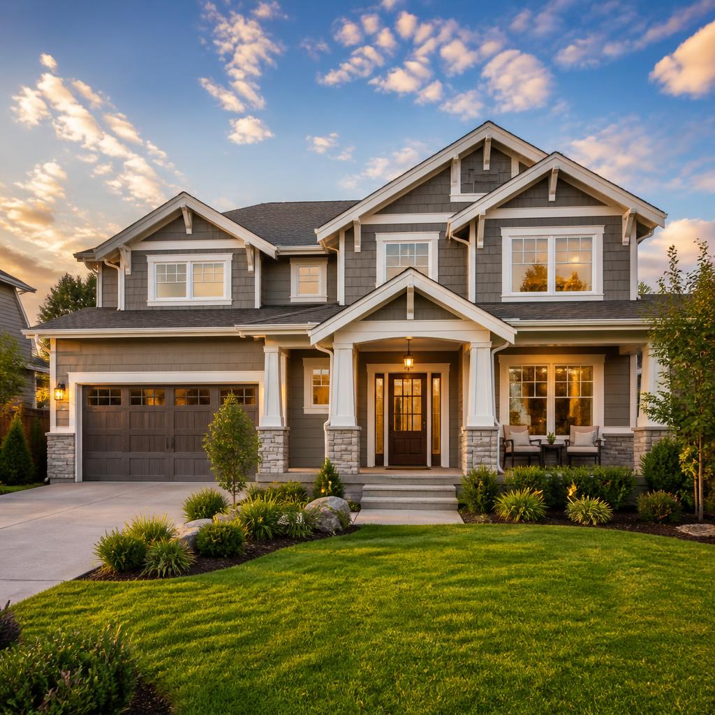 Apartment community exterior